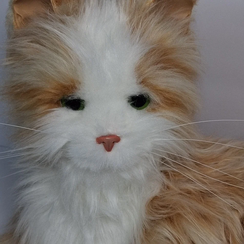 Animated Orange Tabby Cat Interactive Lifelike Joy For All Companion Pet